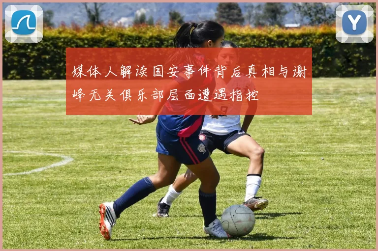 媒体人解读国安事件背后真相与谢峰无关俱乐部层面遭遇指控